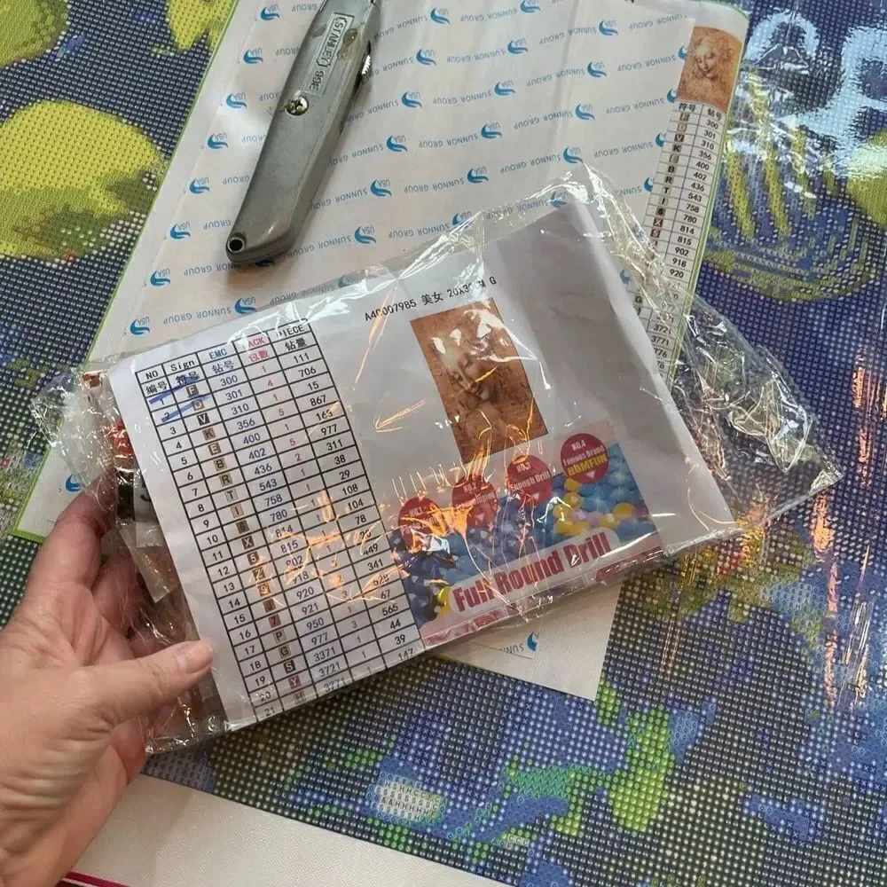 LEONARDO DAVINCI Small Diamond painting to be completed!
